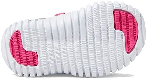 New Balance Girls PLAYGRUV V2 Bungee Sneaker, Steel/Hi-Pink, 1 Little Kid | Image 2
