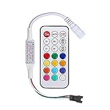 RGBZONE DC5-24V Mini 21 Key RF Remote Controller for WS2811 WS2812B LED Dream Color Strip Light