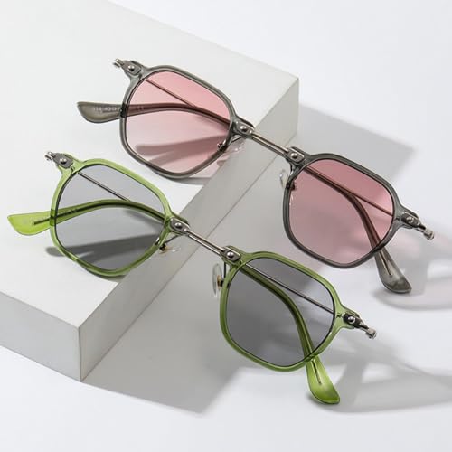 Lunettes de soleil punk à rivets pour un look rétro unique - 3