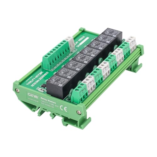 Module relais 8 canaux 12V AC DC pour commande PLC rail DIN