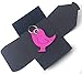 Produktbild Schlüsselanhänger aus Filz - Vogel/Tier - pink/magenta - als besonderes Geschenk mit Öse und Schlüsselring - Made-in-Germany