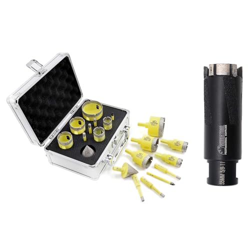 Kit de Brocas de Núcleo de Diamante 10 piezas miniatura 1