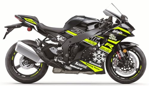 Compatible for Kawasaki ZX-10R Graphics Kit Winter 2021-On (Yellow)