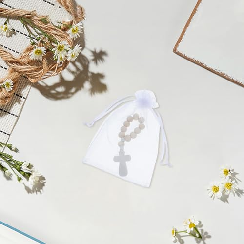 Petits Chapelets Doigt en Bois pour Cadeaux Invités