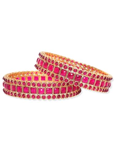See full amazon price history chart for Rubans Set of 2 Gold Plated Kemp Stone Studded Bangles For Women Rubans Set of 2 Gold Plated Kemp Stone Studded Bangles For Women (B0D73V3ZT5) Amazon Price History, Amazon Price Tracker