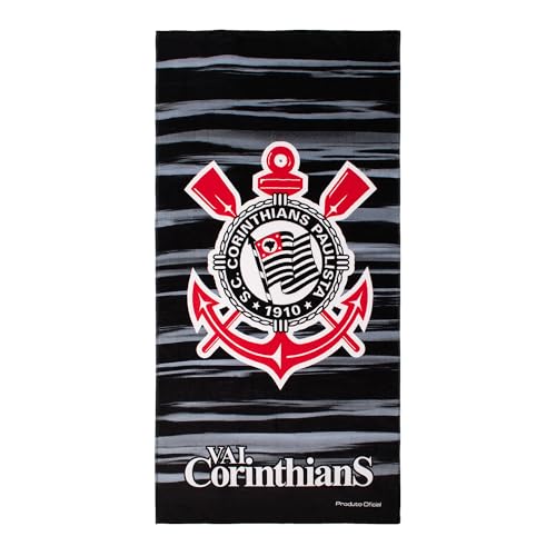Toalha de Banho Buettner Corinthians Estampada Veludo