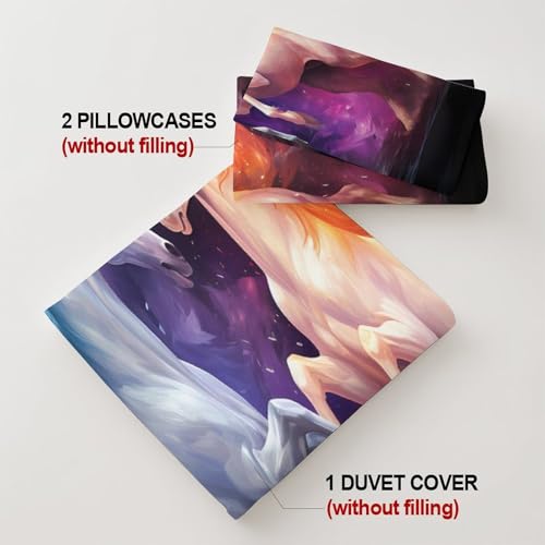 Drap-housse galaxie 3D en microfibre pour sublimer la chambre - 8