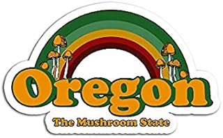 Oregon Psilocybin Magic Mushroom Funny Shrooms Trip - Decorative Sticker Graphic