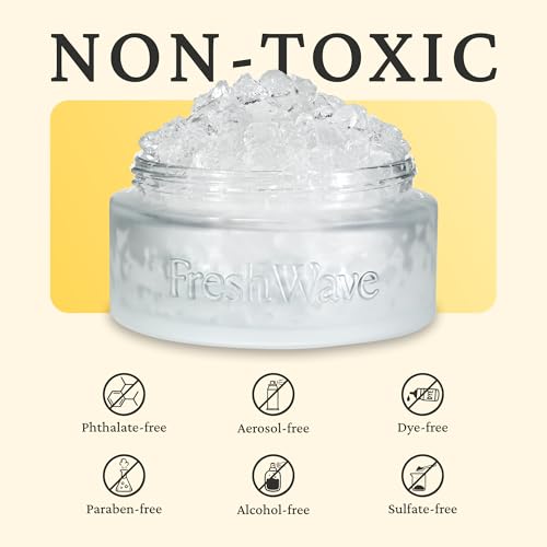 Image of Fresh Wave Lemon Odor Removing Gel Refill, 63 oz. - Safer Odor Absorbers for Home, Natural Plant-Based Odor Eliminator, Every 15 oz. lasts 30-60 Days, For Cooking, Trash & Pets
