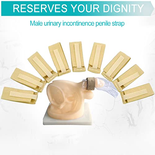 Easetou QJ-DP00610-20PCS Reusable External Condom Catheter Strap Adjustable Condom Cath Fixer Holders Band For Urinary Bag External Catheter Male Penile Clamp Prostate Surgery Pack Of 20 thumb #3