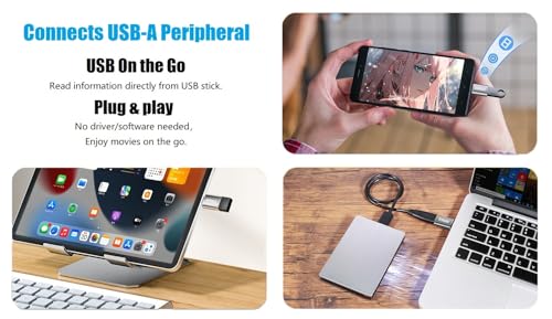 image for AVMAX USB C to USB Adapter 4 Pack,USBC Male to USB 3.0 Female OTG Adap