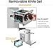 MNSSRN Slicing and Shredding Electric Stainless Steel Vegetable Cutter, Vegetable Meat Food Slicer, Fruit Food Meat Grinder Professional Slicer,2.5mm