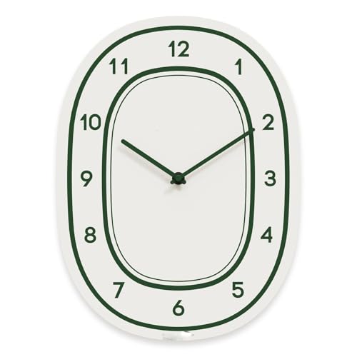 Horloge murale moderne Flatwood XJBTBA sans tic-tac pour maison