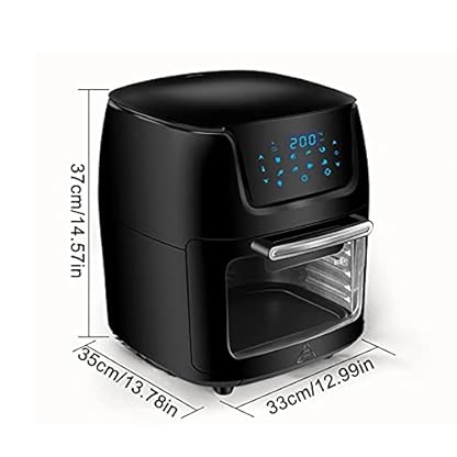 Luftfritteuse, elektrisch, Touch Digital Airfryer, Röster, großer Herd, 12 l, ersetzt die Fritteuse (Farbe: Typ A, Größe: 12 l) (Typ A 12 l) (Typ B 12 l) – Bild 7