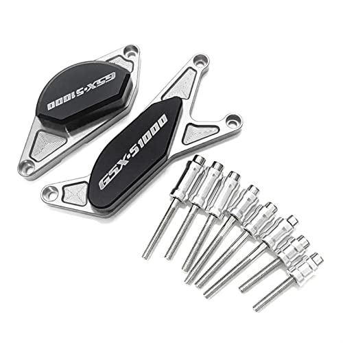 Crash pad curseur de carénage Suzuki GSX-S1000 anti-choc argent