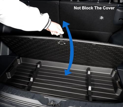 Image of For 2019-2025 Toyota RAV4 Trunk Hidden Storage Box, SUV Insert Cargo Rear Hatch Organizer, Extra Space fits RAV4 LE XLE XSE TRD Hybrid Under Cargo Floor Storage Accessories