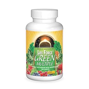 Source Naturals Life Force Green Multiple, 180 Tablets