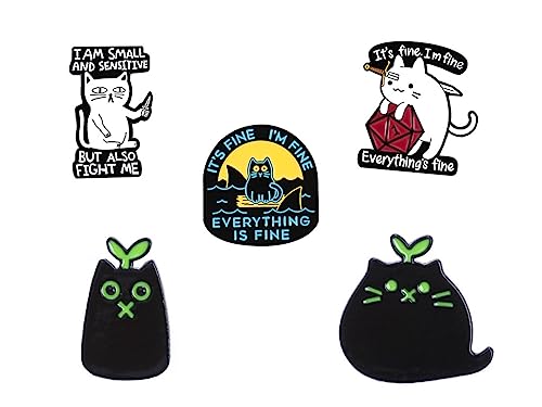 Image of Cute Cartoon Brooch Pins Enamel Brooches Lapel Pins Badge for Women Girls Children for Clothing Bag Decor