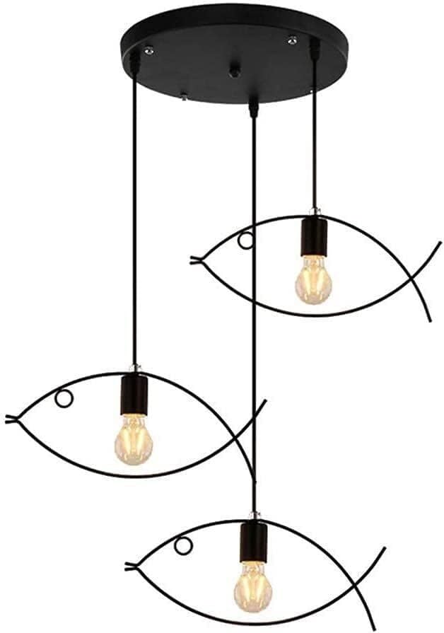 Plafonnier de lampe en métal moderne Elier pour intérieur chic