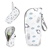 Insulated Milk Bottle Bag Portable Breastmilk Storage Tote Insulated Bottle Warmer Bag Thermal Bags Bottles Holder Baby Feeding Bottles Carrier Milk Insulation Bags