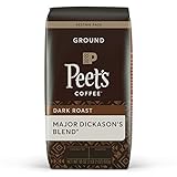 Peet's Coffee, Major Dickason's Blend - Dark Roast Ground Coffee - 18 Ounce Bag