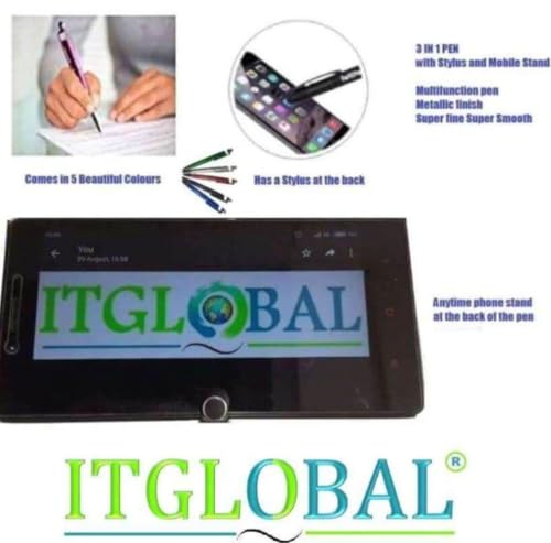 Image of Value Pack Combo OG X4E75A Black Printhead for HP 200 500 610 650 660 670 700 6000 7000 7300 & 7600 Series Printer with 3in1 Multi-Function Mobile Stand, Stylus, Rotating Ballpoint Pen