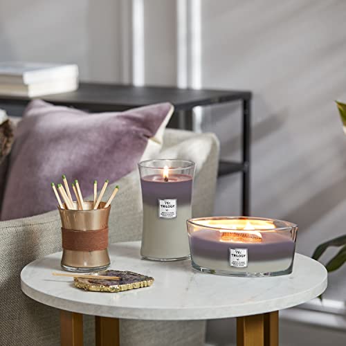 WoodWick Trilogy Candela profumata Ellipse con