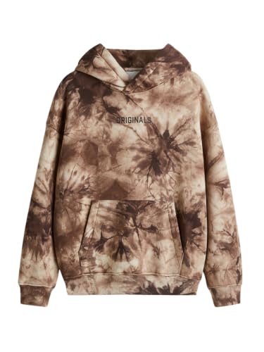 Image of Alan Jones Clothing Boys Oversize Hoodie with Placement Print | Full Sleeve Sweatshirt for Kids & Teens | Age 6-16 Years