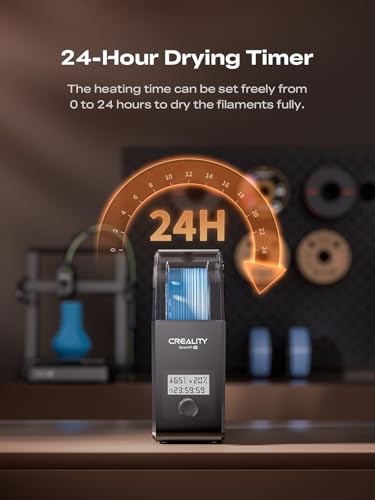 Image of Creality Filament Dryer Box Pro 2026, SpacePi SE Upgraded 65 PTC Heating with Fan, Dust & Moisture-Proof Storage, 3D Printer Filament Spool Holder, Dehydrator for 1.75mm /2.85mm PLA PETG ABS TPU