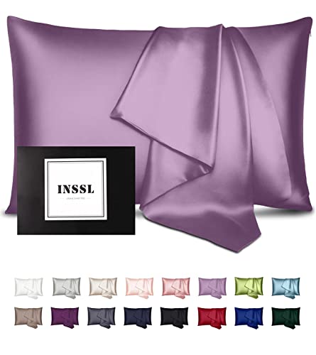 INSSL Mulberry Silk Pillowcase for Hair & Skin, 20"x26