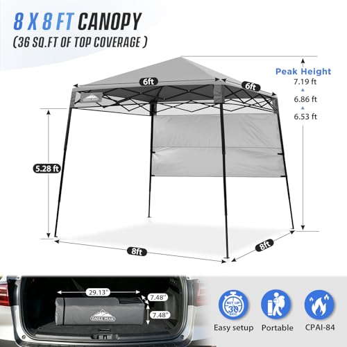 Tente parasol dépliable contre les coups de soleil abri compact gris - 4