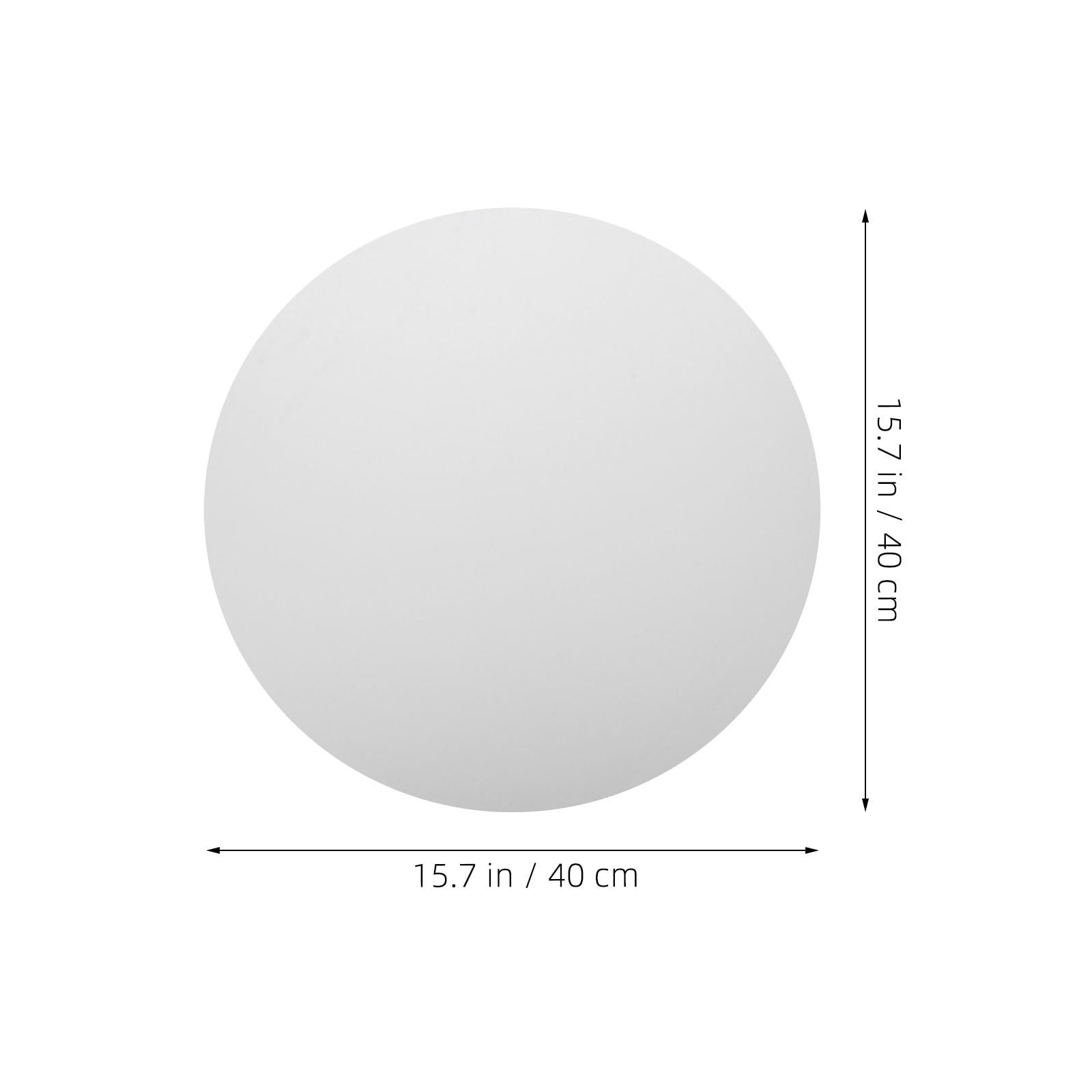 4er-Set runde Leinwände: 40 cm runde Malplatten – Kleine Malleinwände – Mini-Keilrahmen für Anfänger in der Öl- und Acrylmalerei im Heimstudio