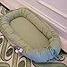 Infant Lounger, Baby Nest Cover for Baby Girls & Boys, Newborn Essentials for Baby 0-12 Months, 100% Cotton Breathable (Spring_Green)