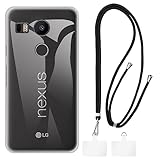 Shantime Crossbody/Neck Strap TPU Phone Case Combo Compatible with LG Nexus 5X, Shockproof Protective Cover with Adjustable Lanyard