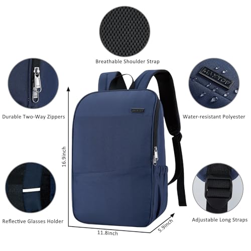 Image of Travel Laptop Backpack with USB Charging Port+Anti-Theft[Water Resistant] College School Bookbag Fits 16 Inch Laptop