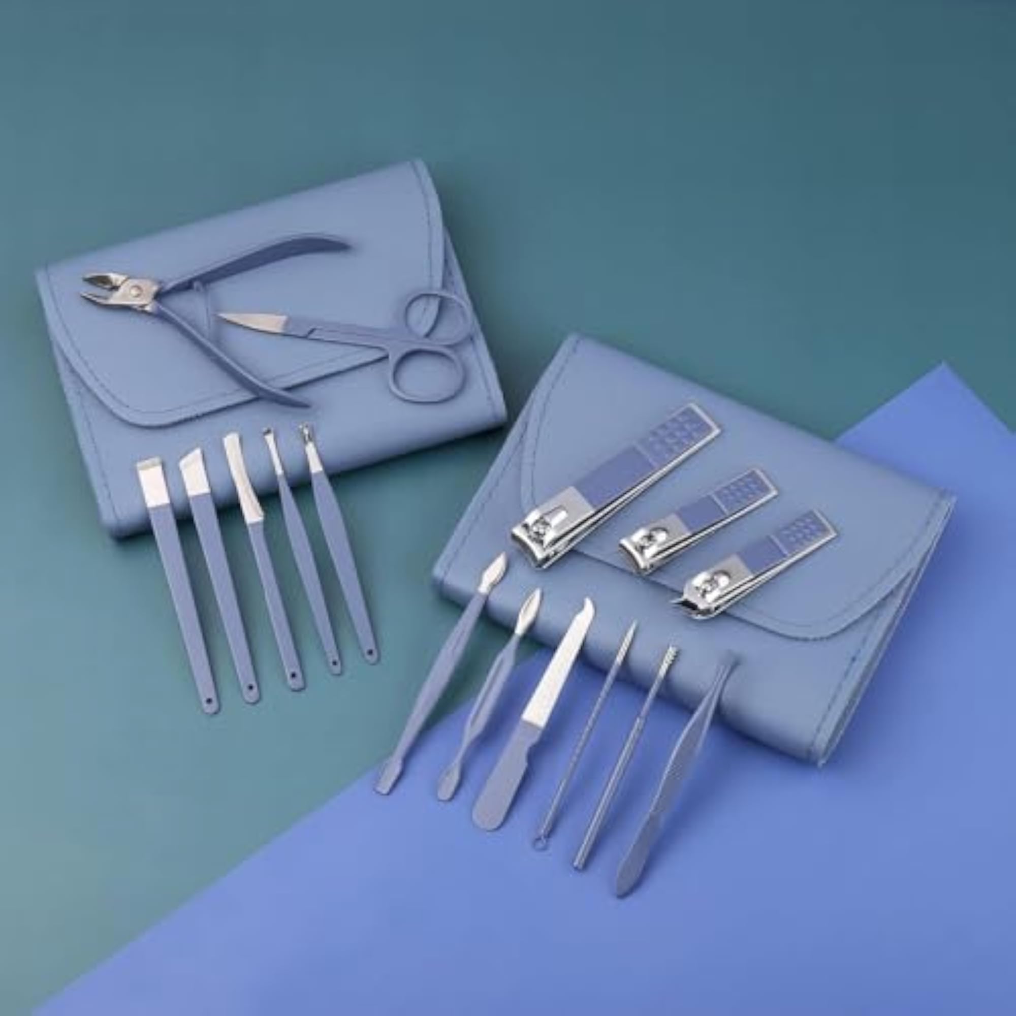 16 in 1 Professional Manicure Pedicure Kit with Travel Case