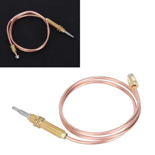WPKD BLUEIY Universal Set Gas-Thermoelement 600mm,Universal-Gas-Thermoelement M8 Gewinde Heizung Sonde,für Gasöfen Kessel Wassererhitzer