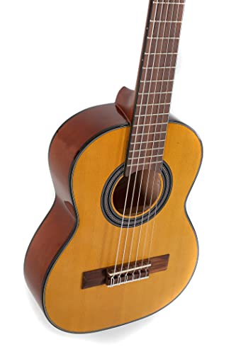 GEWA Guitare classique Student 4/4 avec housse et accordeur, pour l’école de musique, kit de démarrage - Les Beatles, Paul McCartney, John Lennon, RIngo Starr, George Harrison GEWA Guitare classique Student 4/4 avec housse et accordeur, pour l'école de musique, kit de démarrage – Image 8
