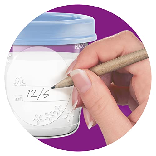 Philips AVENT SCF619/05 Aufbewahrungsbecher für Muttermilch, Becher inklusive Deckel 5