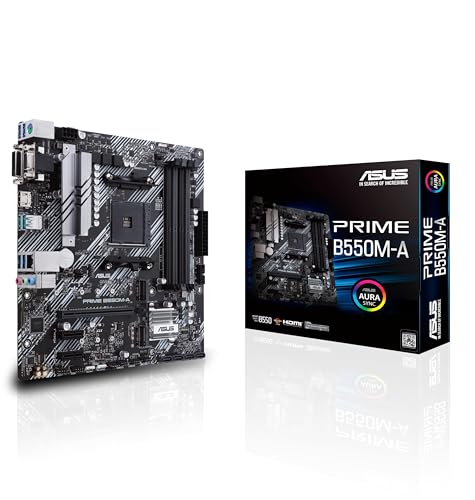 ASUS PRIME B550M-A - Motherboard - micro ATX - Socket AM4 - AMD B550 Chipset - USB 3.2 Gen 1