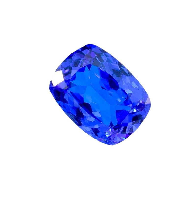 Création bijoux tanzanite naturelle 14 x 20 mm, pour votre collier du quotidien