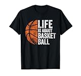 La vie est une histoire d'entraîneur de match d'équipe de basket-ball T-Shirt