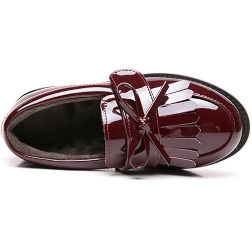 Image of PPXID Girl's British Style School Uniform Shoes Princess Performance Oxford Shoes