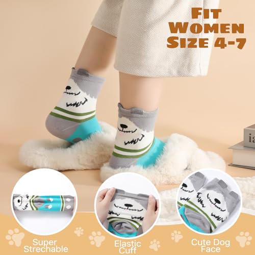 WORPICE Fluffy socks - 5 Pairs Socks for women, Cute Dog Womens Thermal Socks with premium gift box, Warm Soft Winter Fuzzy Socks for Women- UK Size 4-7 - Image 3