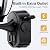 2 Pack Porch Lights Outdoor with Outlet, Motion Sensor Outdoor Wall Lights, Updated Dusk to Dawn Exterior Lighting Fixtures Waterproof Anti-Rust Aluminum Outside for House Entryway Garage, Black