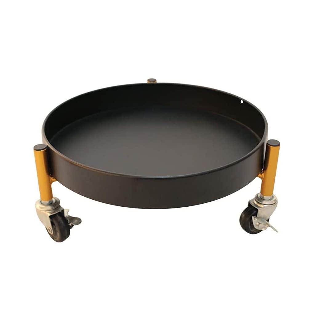 CXVHsertWR rolling plant caddy, Plant Caddy Iron Stand(Black)