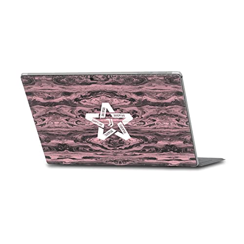 Autocollant Juventus Surface Pro 6 skin marbre noir et rose