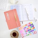Academic diary 2025-2026 - 18 Month Diary 2025-2026 a5 Week to View From Jul 2025 to Dec 2026 with Monthly Tabs, 100GSM Paper (2025.7-2026.12) (Pink) - Image 2
