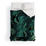 Society6 2021 Cotton Comforter, Full, Anita's & Bella's Artwork Tropical Jungle Night 1