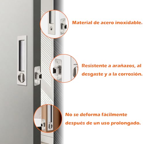 Cerradura para puerta corrediza de madera 6 Imagen adicional